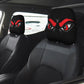 😆 Funny Cartoon Car Headrest Covers – 2PCS 2D Universal Fit 🚗