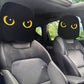 😆 Funny Cartoon Car Headrest Covers – 2PCS 2D Universal Fit 🚗