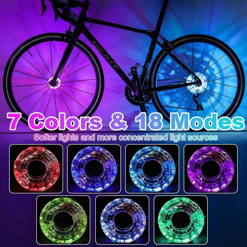 LED Cycling Wheel Hub Light for Night Riding – verginy