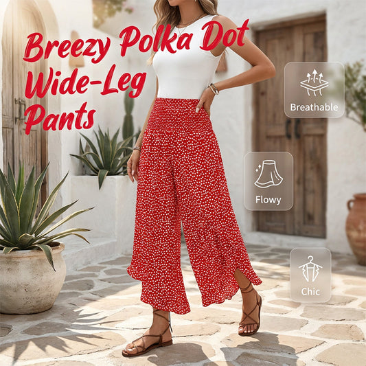 👖Women’s Flowy High Waist Wide-Leg Pants – Slimming, Comfy & Chic🌺