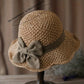 👒New Arrival 60% OFF!🌞Elegant Woven Straw Sun Hat with Bow