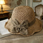 👒New Arrival 60% OFF!🌞Elegant Woven Straw Sun Hat with Bow