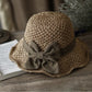 👒New Arrival 60% OFF!🌞Elegant Woven Straw Sun Hat with Bow