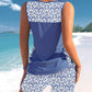 🌊Summer Hot Sale⚡50K+ SOLD!🏖️Women's Printed Tankini Swimsuit – Two-Piece Tummy Control Set 🌸