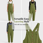 💕New Arrivals💕Women's Casual Loose Fit Button-Front Overalls