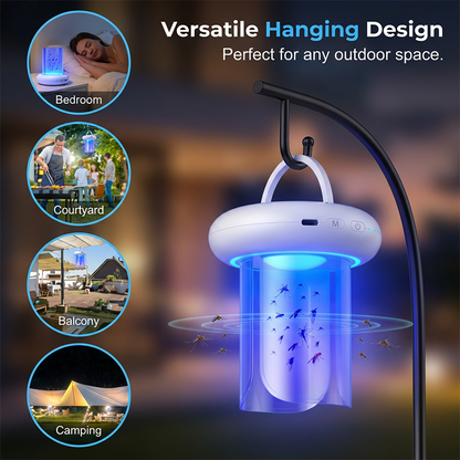 🥳2026 HOT SALE🥳💞50K+ SOLD!🌙✨ 50% OFF! 360° UV Mosquito & Fly Trap Lamp – No noise, no chemicals. 8 RGB colors, 360° coverage. A bug-free, peaceful night’s sleep. 🦟🚫