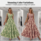 🏖️Summer Cool Deal: 60% OFF!!💃Women’s V-Neck Smocked Floral Maxi Dress – Lightweight Cotton Blend, Summer Essential