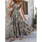 🏖️Summer Cool Deal: 60% OFF!!💃Women’s V-Neck Smocked Floral Maxi Dress – Lightweight Cotton Blend, Summer Essential