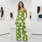 📢Summer Hot Sale!!⏰Women's Floral Print Wide Leg Jumpsuit