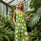 📢Summer Hot Sale!!⏰Women's Floral Print Wide Leg Jumpsuit