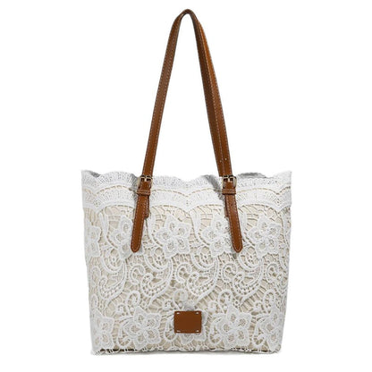 ✨🩷New Arrivals 50% oFF!🩷👜Nice Gift- Elegant Lace Large Capacity Tote Bag