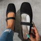 ☀️SUMMER SPECIAL PRICE: ONLY ￡12.99!!🔥Suede-Finish Mary Jane Ballet Flats with Memory Foam Insole🥿✨