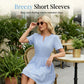 🔥Summer Hot Sale - 65% Off😍Women's Short Sleeve Tiered Mini Dress