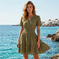 🔥Summer Hot Sale - 65% Off😍Women's Short Sleeve Tiered Mini Dress