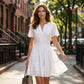 🔥Summer Hot Sale - 65% Off😍Women's Short Sleeve Tiered Mini Dress