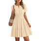 🔥Summer Hot Sale - 65% Off😍Women's Short Sleeve Tiered Mini Dress