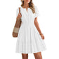 🔥Summer Hot Sale - 65% Off😍Women's Short Sleeve Tiered Mini Dress