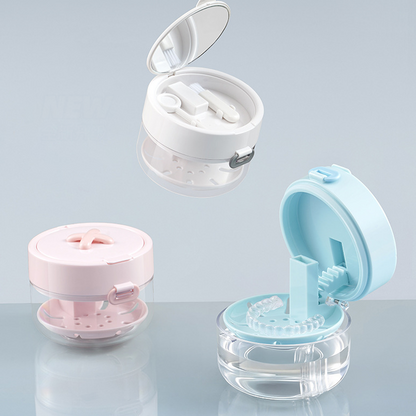 📢📢Last Day Buy 1 Get 1 Free⏰ All-in-One Retainer Storage Case – Keep Your Retainer Clean, Safe & Hygienic – Perfect for Home, Travel & On-the-Go ✨🥳