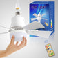 ⏳LAST DAY SALE 60% OFF🔥LED Ceiling Fan Light – Ultra-Quiet with Remote🎯|E27 + FREE B22 Adapter🔌|For Bedroom😴Kitchen👩‍🍳Garage🛠️!