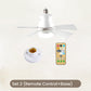 ⏳LAST DAY SALE 60% OFF🔥LED Ceiling Fan Light – Ultra-Quiet with Remote🎯|E27 + FREE B22 Adapter🔌|For Bedroom😴Kitchen👩‍🍳Garage🛠️!