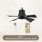 ⏳LAST DAY SALE 60% OFF🔥LED Ceiling Fan Light – Ultra-Quiet with Remote🎯|E27 + FREE B22 Adapter🔌|For Bedroom😴Kitchen👩‍🍳Garage🛠️!