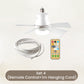 ⏳LAST DAY SALE 60% OFF🔥LED Ceiling Fan Light – Ultra-Quiet with Remote🎯|E27 + FREE B22 Adapter🔌|For Bedroom😴Kitchen👩‍🍳Garage🛠️!