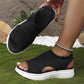 🌟2026 Summer Hot Sale 70% OFF🎁Women’s Knit Platform Sandals – Lightweight, Breathable & Arch-Supported 🏝️☁️