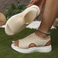 🌟2026 Summer Hot Sale 70% OFF🎁Women’s Knit Platform Sandals – Lightweight, Breathable & Arch-Supported 🏝️☁️