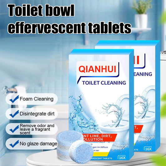 🔥Buy 1 Get 1 Free🔥Lemon Scent Toilet Bowl Cleaner Tablets