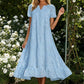 💖Summer New Arrivals: 60% Off💖Women's Elegant V-Neck Short Sleeve Dress
