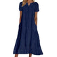 💖Summer New Arrivals: 60% Off💖Women's Elegant V-Neck Short Sleeve Dress