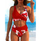 🔥 Women's Floral Print High Waist Bikini Set