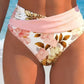 🔥 Women's Floral Print High Waist Bikini Set