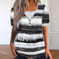✨Women's Faux Two-Piece Striped Henley Top