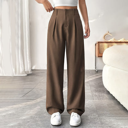 💖Hot Sale💖Women’s Solid High Waist Wide-Leg Pants