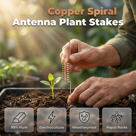 🔥Summer Hot Sale 70% Off🔥Copper Spiral Antenna Plant Stakes