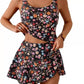 ☀️Summer Sale 70% Off🌊Tank Top & Side Tie Skirt Swimwear Set