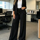 ⏳Last Day Sale Only ￡15.99!!👖💥Women's High-Waisted Straight Leg Trousers – Front seam & elastic back – Versatile, comfortable & perfect for office or casual wear ✨🌸
