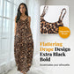 👗LAST DAY SALE ONLY ￡12.99!!🐆Women's Leopard Print Spaghetti Strap Maxi Dress