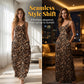 👗LAST DAY SALE ONLY ￡12.99!!🐆Women's Leopard Print Spaghetti Strap Maxi Dress