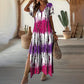 🏖️🌸Summer Hot Sale 60% OFF💃50K+ SOLD!💞Women’s Causal V-Neck Gradient Dress