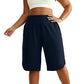 ⏰Last Day Sale 49% OFF✨50K+ SOLD!🩳Women's Casual Wide-Leg Knee-Length Shorts