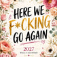 💕 Flowery A4-Wall Calendar🔥Funny 2027 Wall Calendar Calendar for Women🌸
