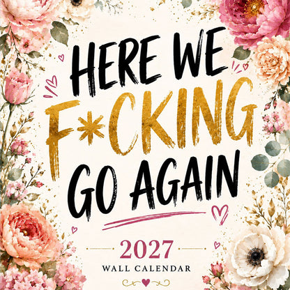🥳2026 HOT SALE🥳💞50K+ SOLD! 🔥Funny 2027 Wall Calendar Calendar for Women