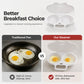 ⏰Last Day Special Price ￡6.99!!⏰ Microwave Egg Poacher – Dual-Cavity Steamer, Rapid Heating, Non-Stick PP – Ideal for Home, Office & Travel! 🔥