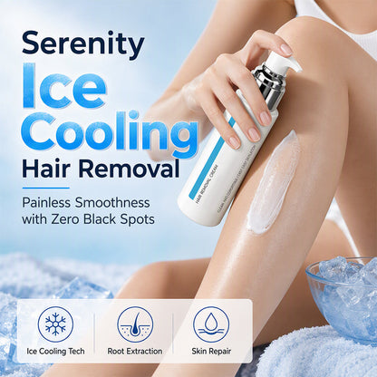 🎁Only £6.99/BUY 1 GET 1 FREE! 🧊Ice-Cooling Hair Removal Cream for Sensitive Skin ❄️