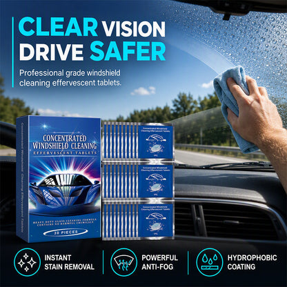 ⏳LAST DAY SALE ONLY ￡6.99!!🔥Car Windshield Cleaning Effervescent Tablets