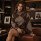 ⏳ LAST DAY SALE – 50% OFF! 🍂✨ Women's Argyle Knit Sweater & Skirt Set – Elegant, Cosy & Effortlessly Chic