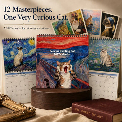 💥New Product 50% Off🎁🐱2027 Funny Cat Meme Calendar 📆🌟