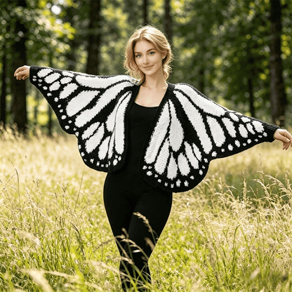 👍LAST WEEK SALE -Up to 60% OFF⚡50K+ SOLD! Women's Butterfly Wing Knit Cardigan🦋